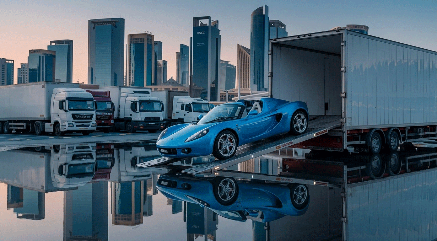 سطحة هيدروليكية احترافية لنقل السيارات